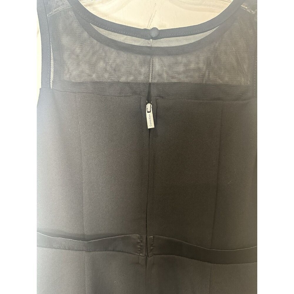 Calvin Klein Illusion Mesh Bow Special Occasion Dress Girls size 10 NWT - Picture 7 of 10